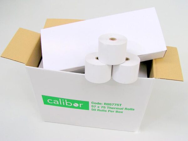 CALIBOR THERMAL PAPER 60X105 20 ROLLS/BOX